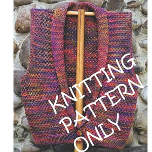 NWT Annie Dempsey Oat Couture GU416 Cotswold Vest Sweater Knitting Pattern